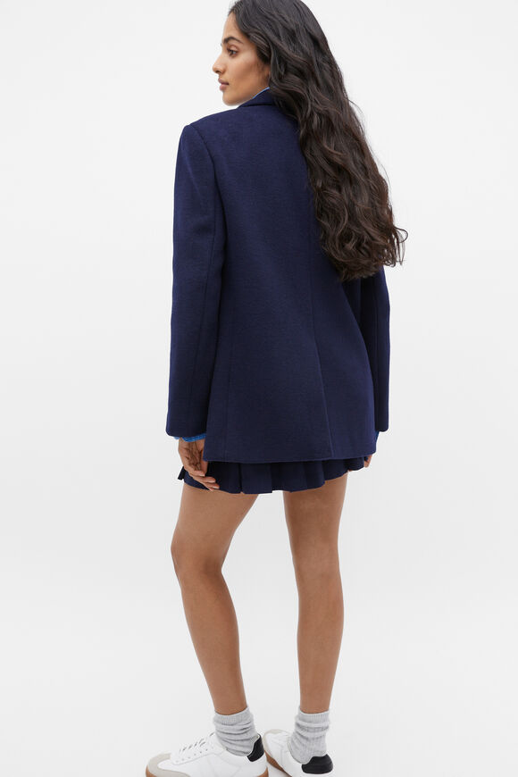 Relaxed Wool Blazer  Midnight Sky  hi-res