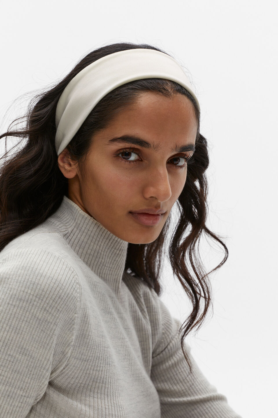 Stretch Headband  Cloud Cream