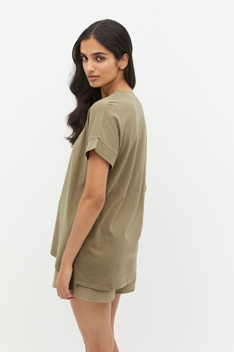 Core Longline Tee  Rosemary Wash