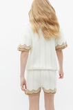 Crochet Knit Short  Marshmallow  hi-res