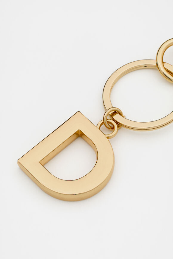 Initials Keyring  D  hi-res