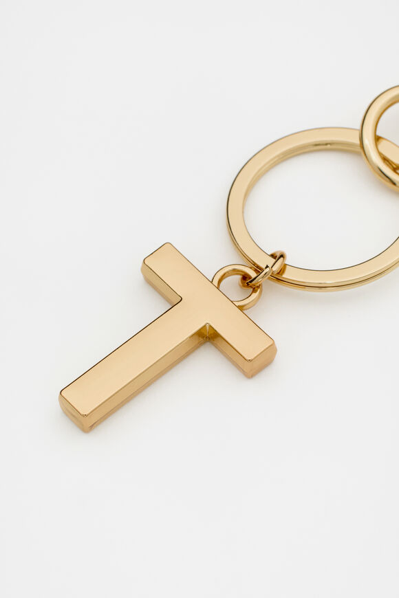 Initials Keyring  T  hi-res