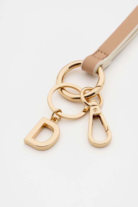 Soft Beige Wrist Letter Strap  D  hi-res