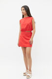 Tie Waist Skirt  Strawberry Red  hi-res