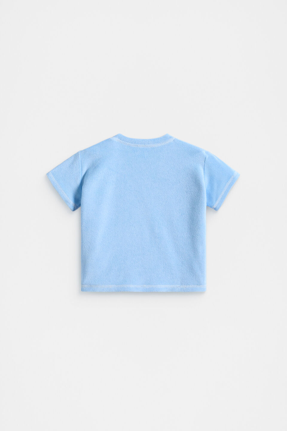 Towelling Tee  Dove Blue