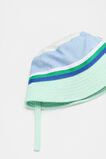 Mini Colourblock Bucket Hat  Water Blue  hi-res