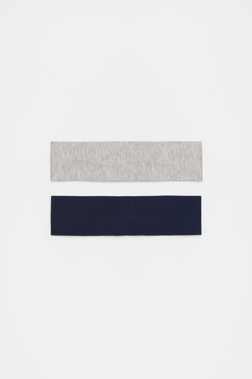 Elastic Headband Set  Navy Grey