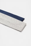 Elastic Headband Set  Navy Grey  hi-res