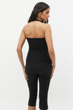 Rib Halter Top  Black  hi-res