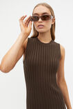 Elena Rectangle Frame  Dark Espresso  hi-res