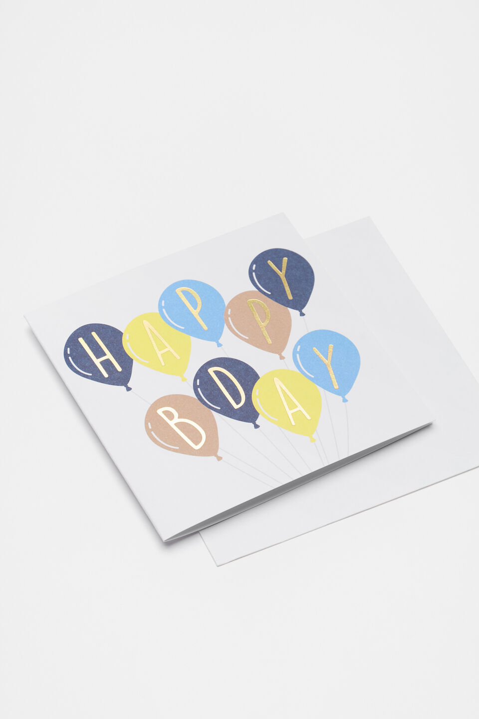 Happy Birthday Balloon Card  Multi