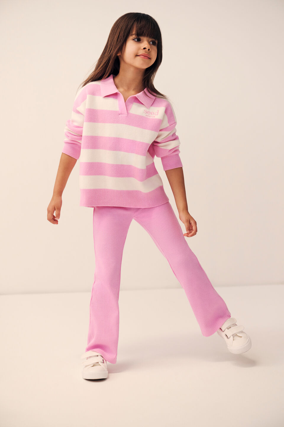 Essential Knit Sweater  Fairy Floss