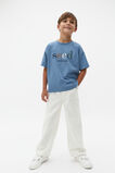 Core Oversized Logo Tee  Washed Blue  hi-res