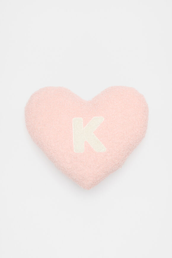 Heart Initial Cushion  K  hi-res