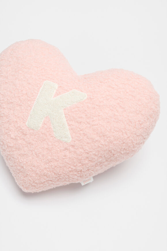 Heart Initial Cushion  K  hi-res