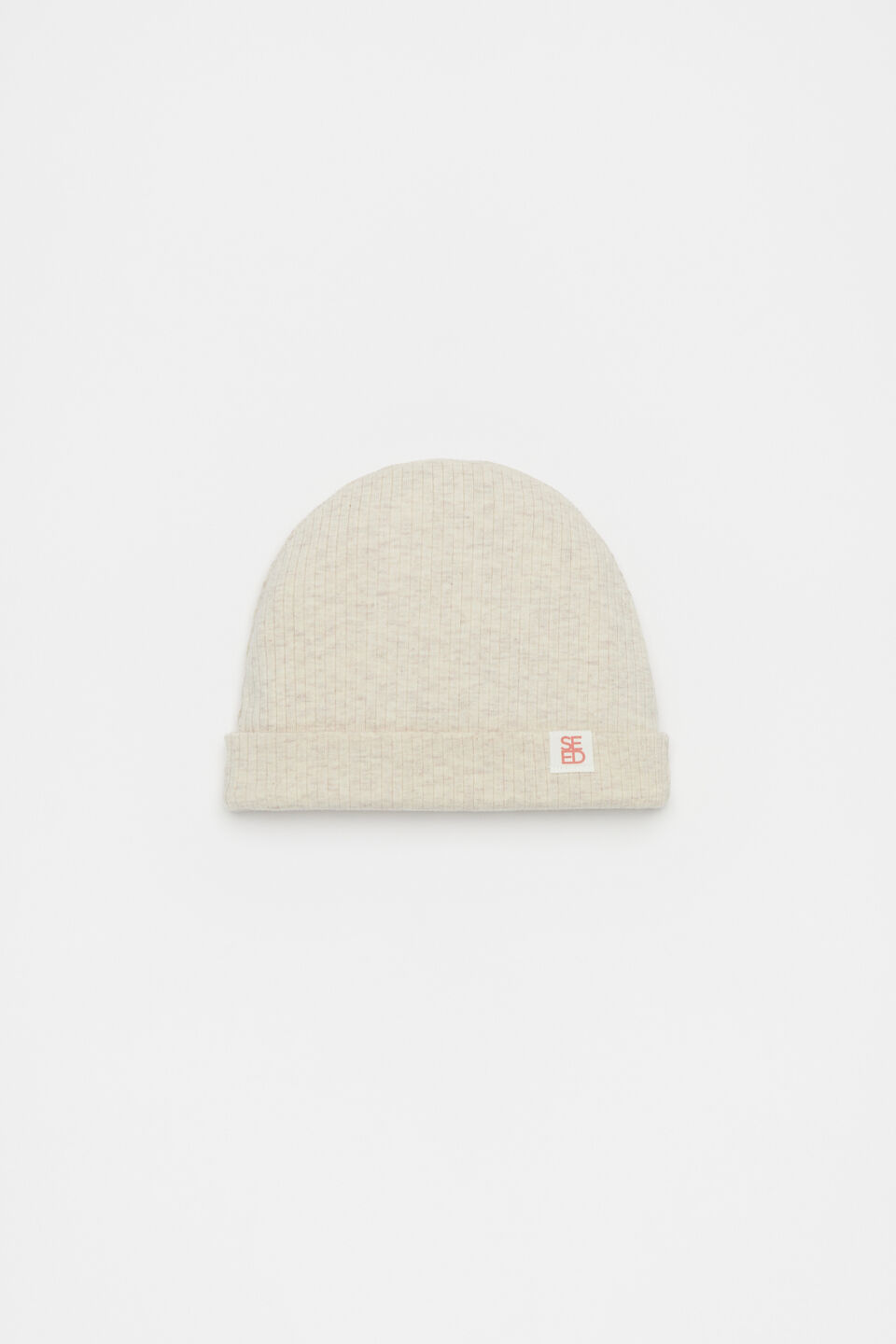 Logo Beanie  Cream Marle