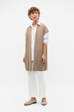 Rib Knit Poncho  Cookie  hi-res