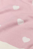 Heart Initial Blanket  Heart  hi-res