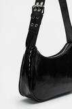 Eyelet Shoulder Bag  Black  hi-res
