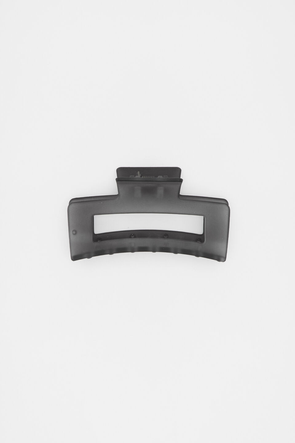 Mini Rectangle Hair Claw  Black