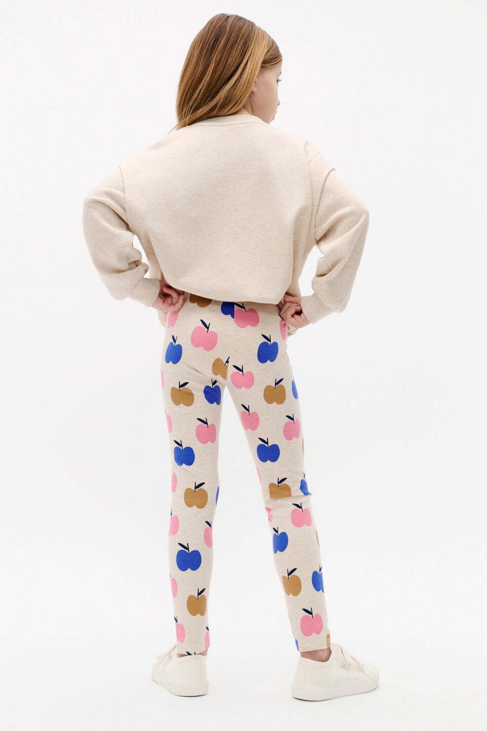 Apple Legging  Oat Marle