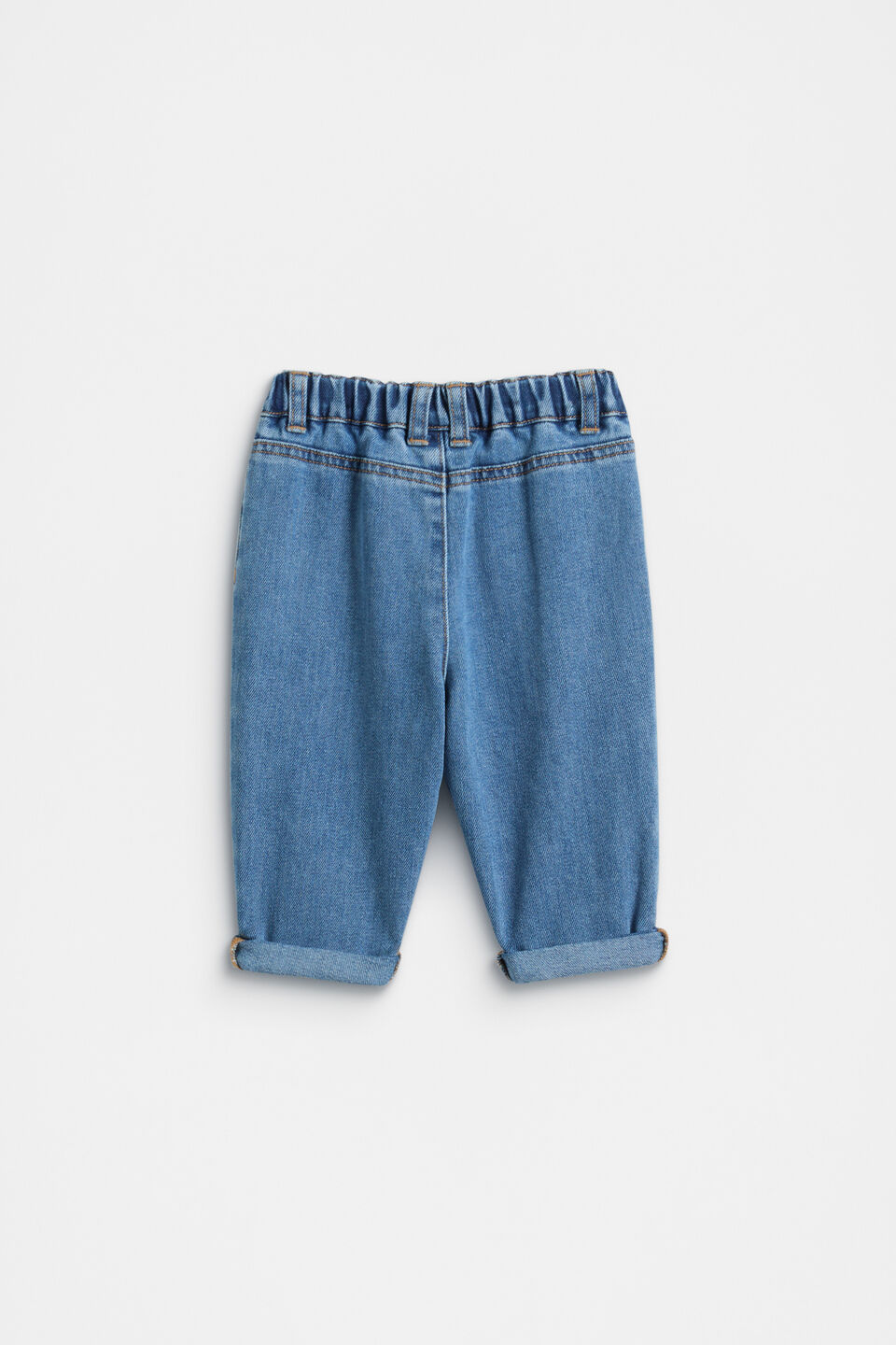 Heart Denim Jean  Mid Blue Wash