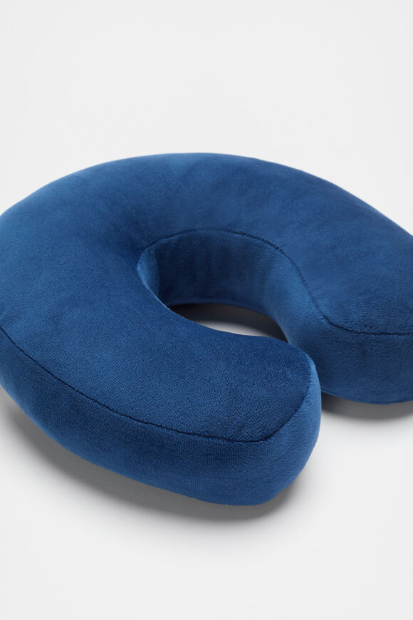 Blue Velvet Initial Cushion  C  hi-res