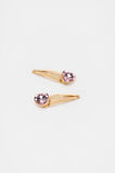 Jewel Heart Snaps  Raspberry  hi-res