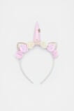 Felt Flower Unicorn Headband  Multi  hi-res
