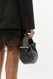 Textured Mini Round Handbag  Black  hi-res