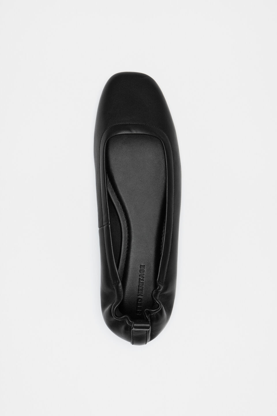 Addie Elasticated Ballet Flat  Black