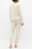 Waffle Top and Pant PJ Set  Oat Marle  hi-res