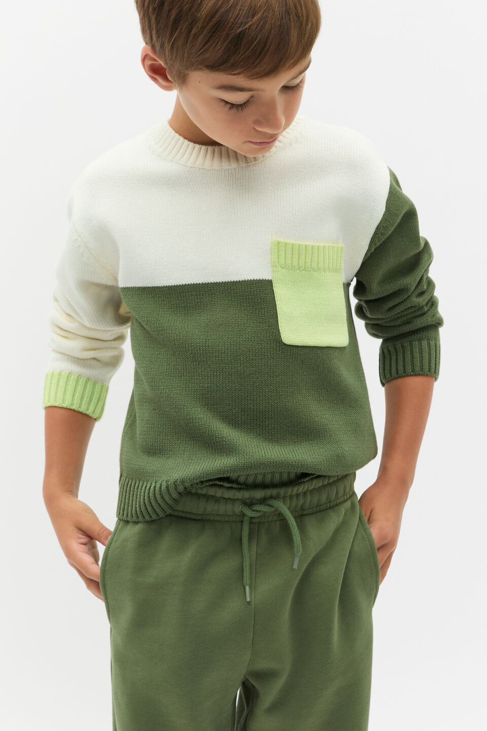 Colourblock Knit  Multi