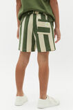 Stripe Track Short  Dark Sage  hi-res