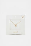 Initial Jewel Bubble Necklace  C  hi-res