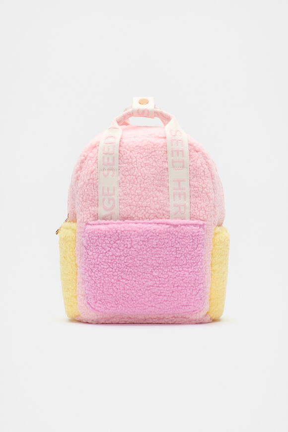Mini Teddy Backpack  Rose Petal  hi-res