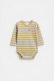 Logo Stripe Bodysuit  Multi  hi-res