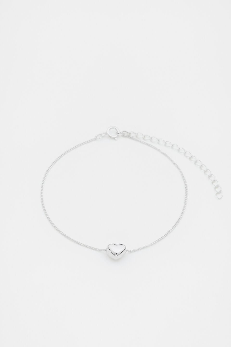 925 Fine Bracelet Heart  Silver
