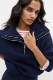 Double Zip Through Knit  Midnight Sky  hi-res