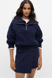 Double Zip Through Knit  Midnight Sky  hi-res
