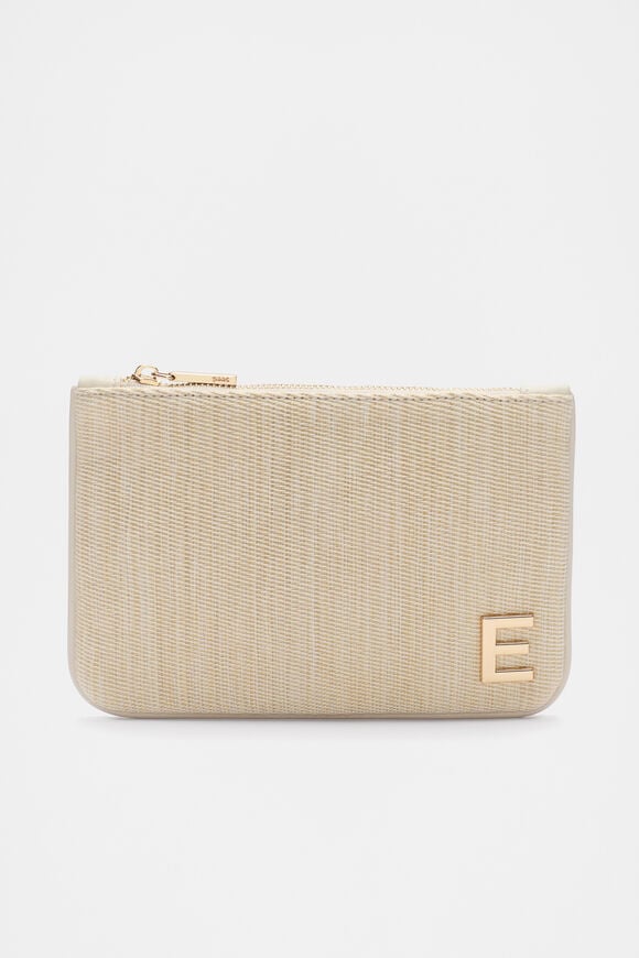 Initials Pouch  E  hi-res
