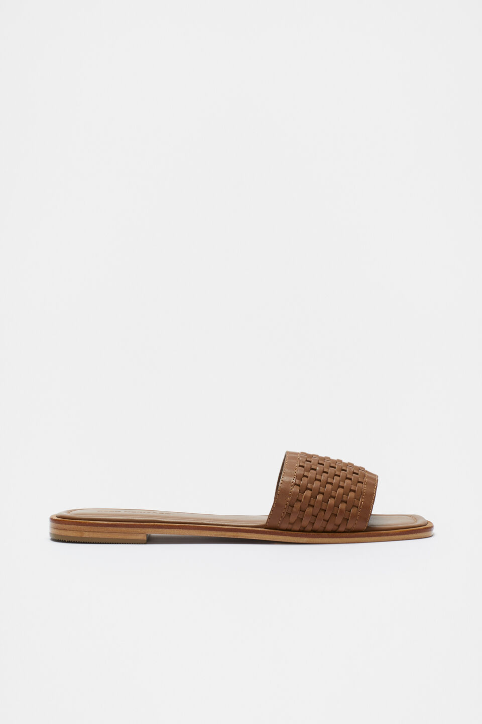 Holly Woven Slide  True Tan