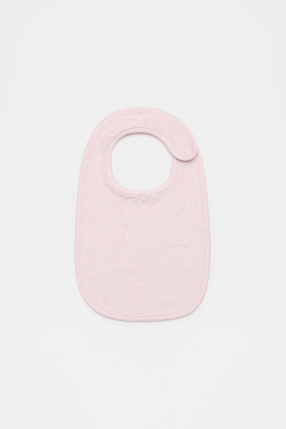 Terry Flower Bib  Berry