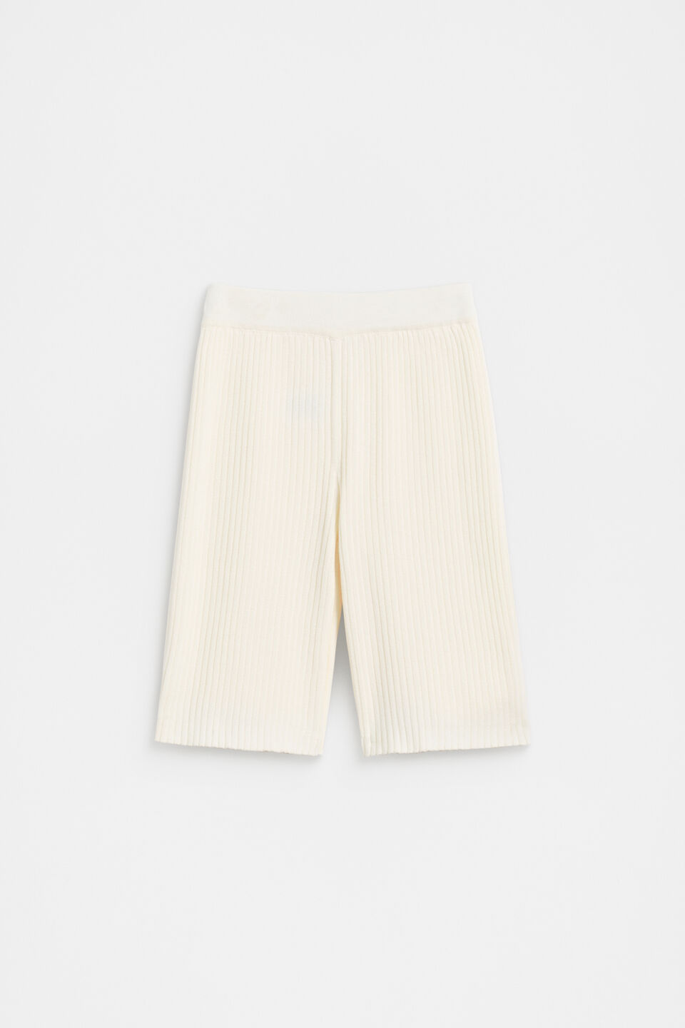 Rib Knit Pant  Classic Cream