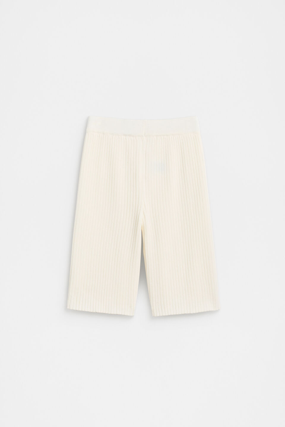 Rib Knit Pant  Classic Cream