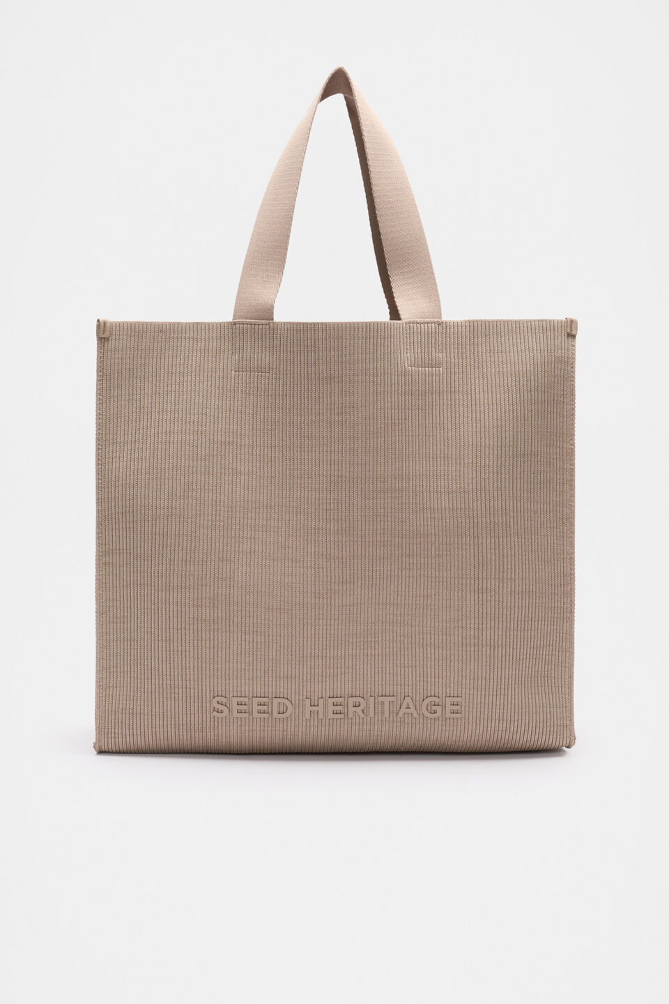 Large Knit Tote  Cookie