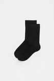 Luxe Crew Sock  Black  hi-res