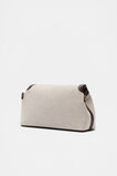 Textured Curved Handbag  Dark Espresso  hi-res