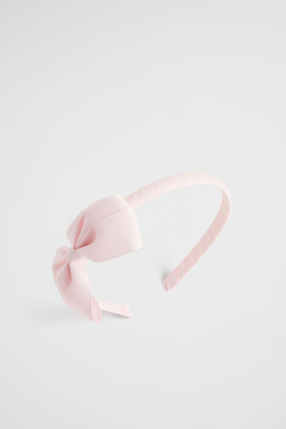 Grosgrain Bow Alice Band  Dusty Rose