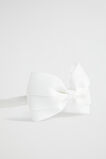 Grosgrain Bow Alice Band  White  hi-res